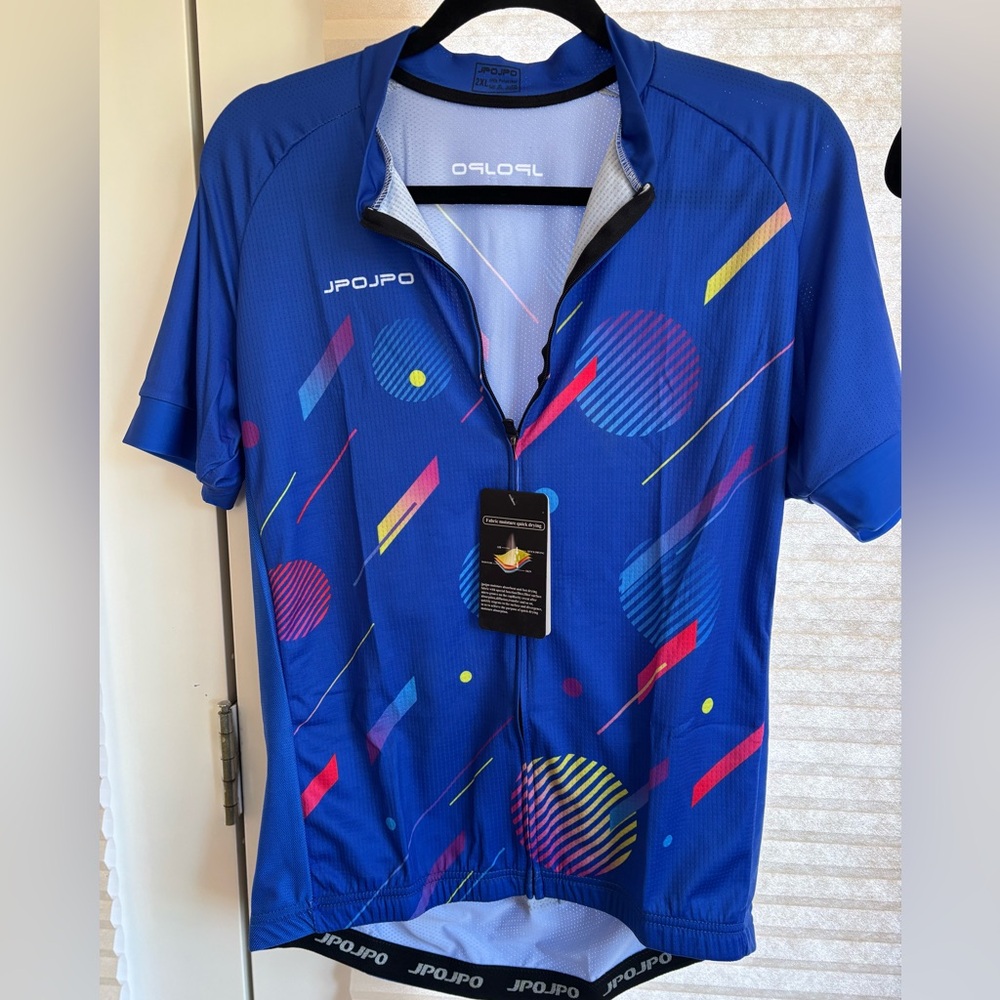 JPO JPO Blue Graphic Cycling Shirt SET